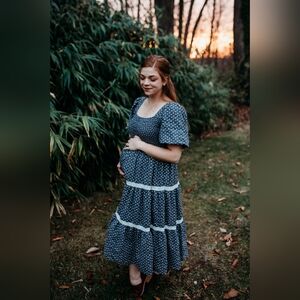 Chic Gray Maxi Dress